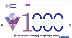 Desktop Screenshot of 1000solutions.com